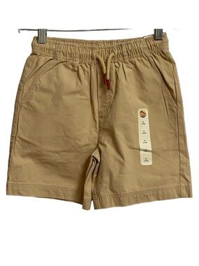 NWT C&C California Boys Beige Shorts Size M 7/8 Adjustable Waistband Pockets